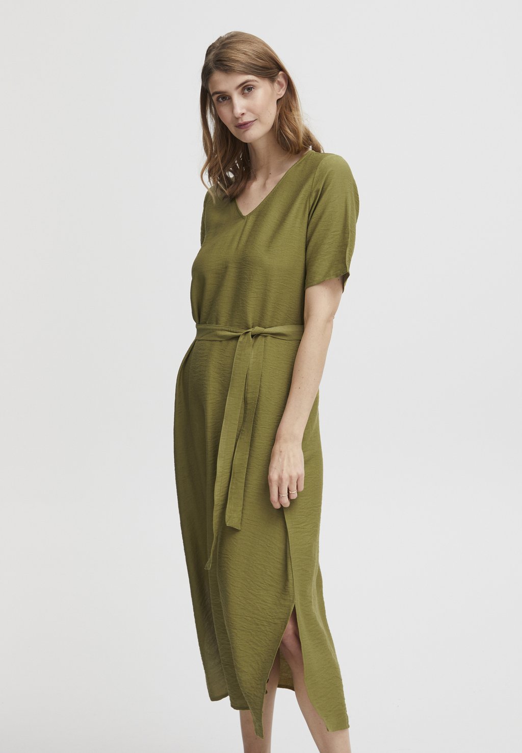 Летнее платье Fransa, бутылочно-зеленый