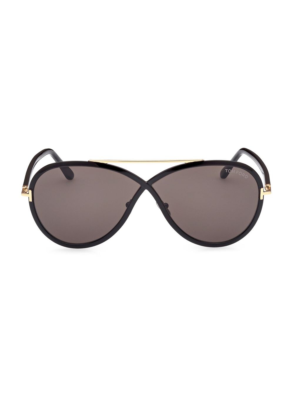 

Круглые солнцезащитные очки Rickie 65 мм Tom Ford, черный