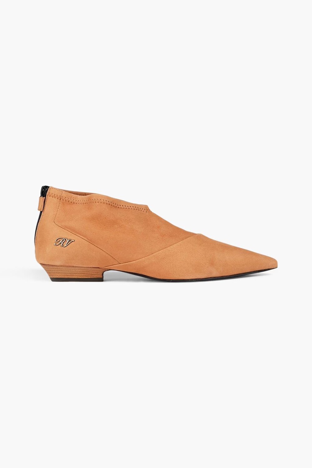 

Замшевые ботильоны Roger Vivier, коричневый