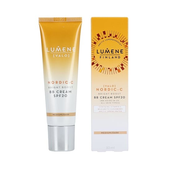

Крем для лица осветляющий SPF20 Medium/Dark, 30 мл LUMENE, VALO, BB-