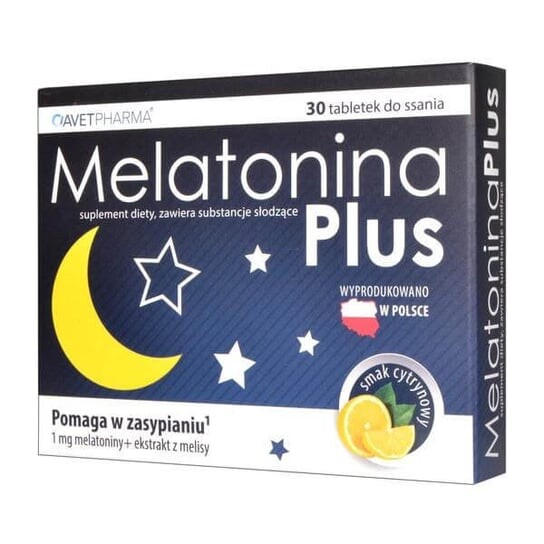 

Мелатонин Плюс, БАД, 30 таблеток. Avet Pharma