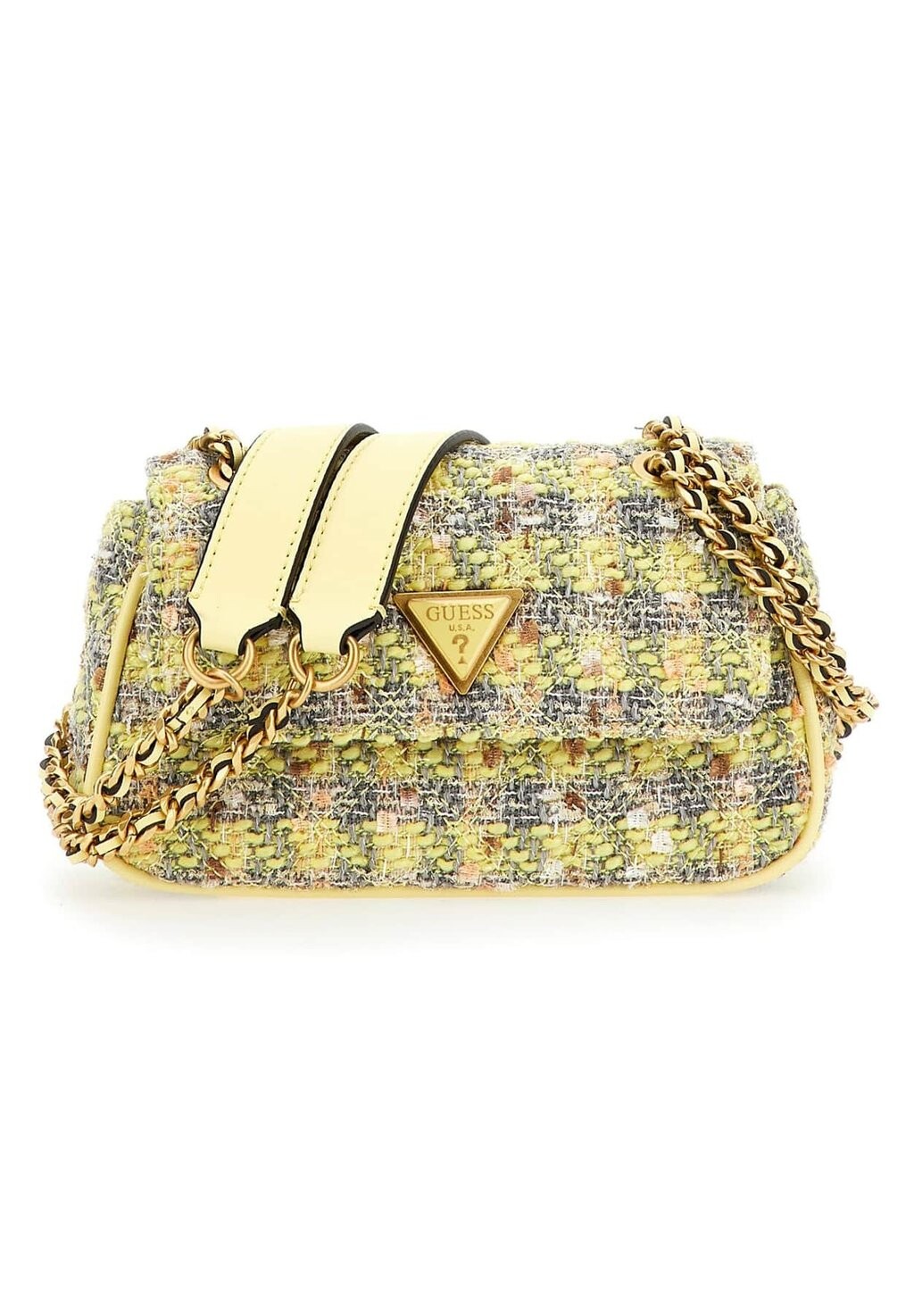 

Сумка Guess МИНИ-ДЖУЛЛИ ИЗ ТВИДА-ОПТИК, цвет mehrfarbig gelb