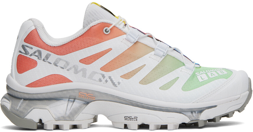 

Бело-зеленые кроссовки Salomon XT-4 OG, Зеленый