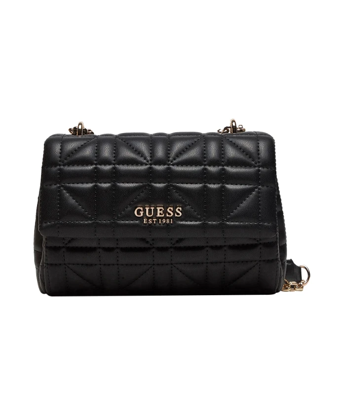 

Сумка через плечо модного современного дизайна Guess, черный