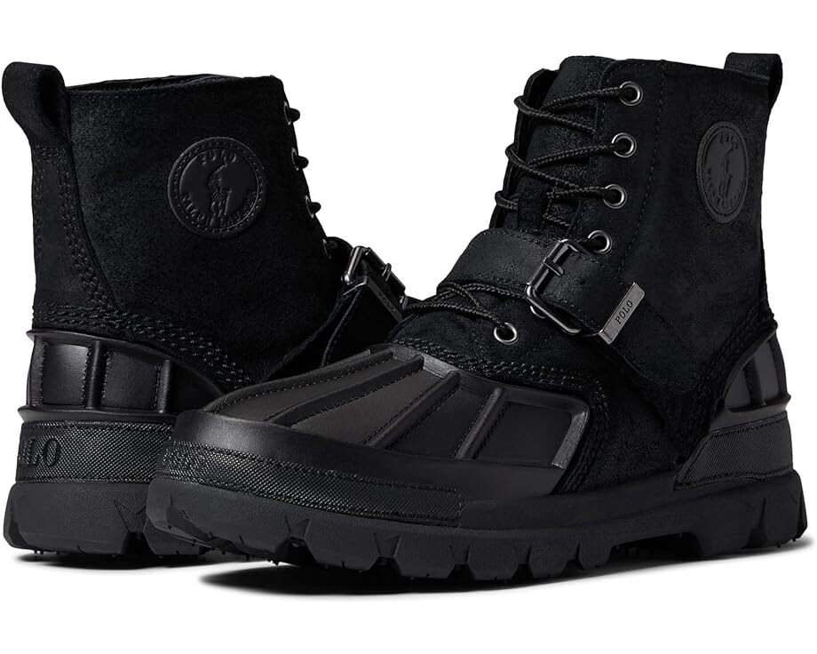 

Ботинки Polo Ralph Lauren Oslo High Boot, цвет Black Suede/Black