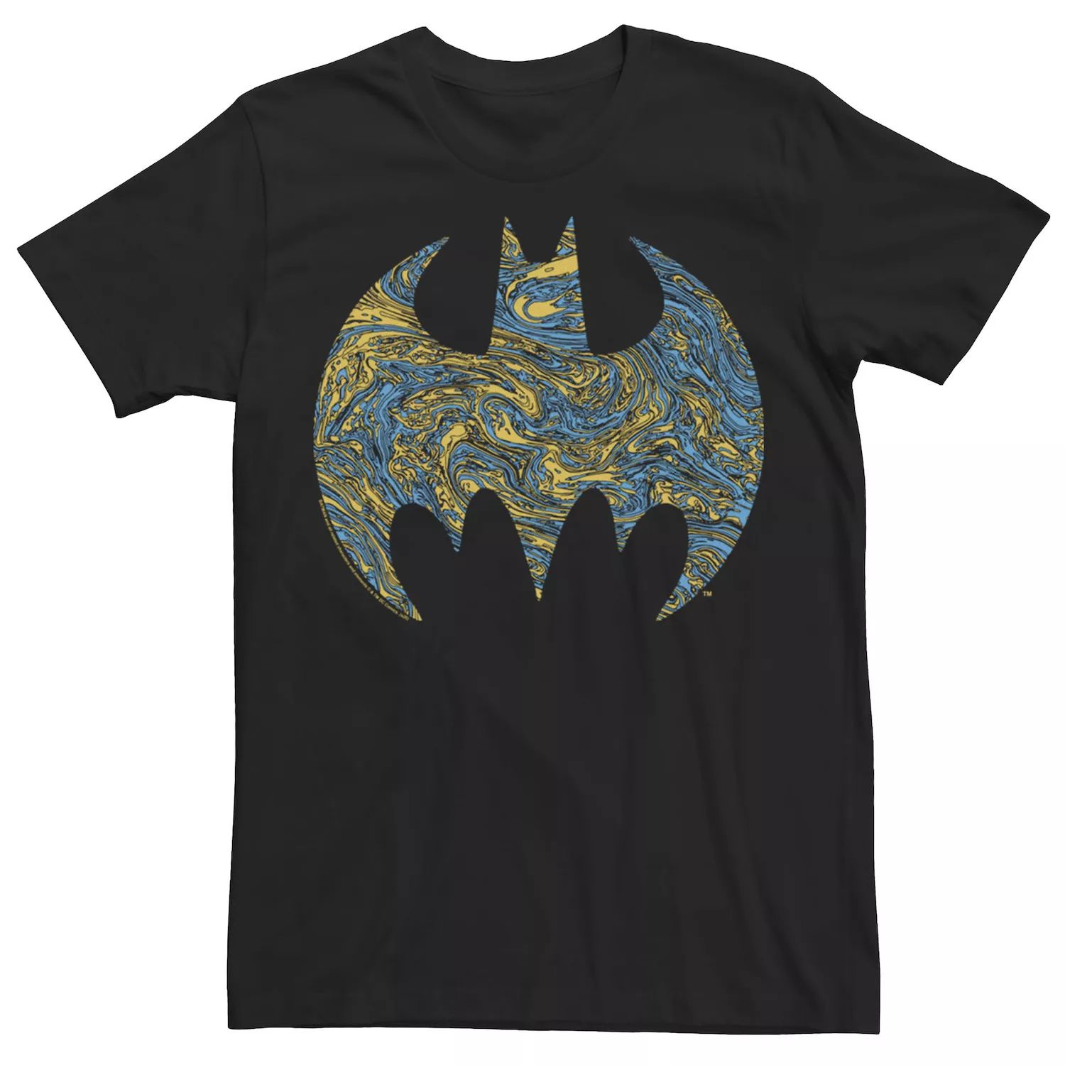 Мужская футболка с логотипом DC Fandome Batman Starry Batman Licensed Character