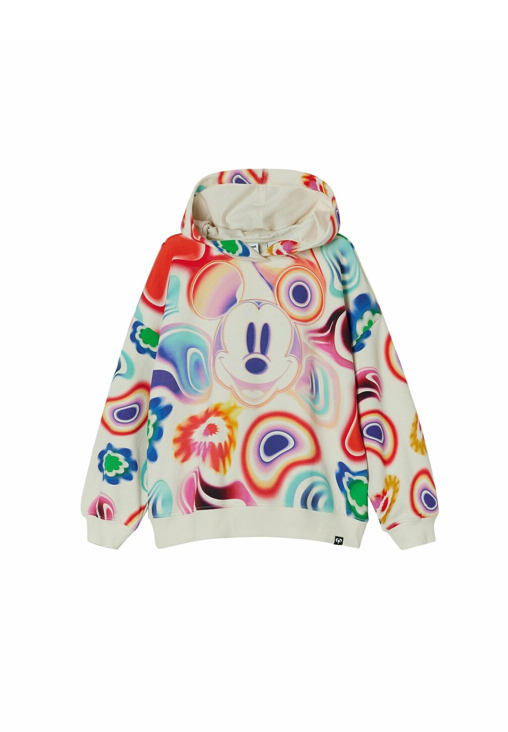 Толстовка Mickey Mouse Desigual, белый рубашка patchwork mickey mouse desigual белый