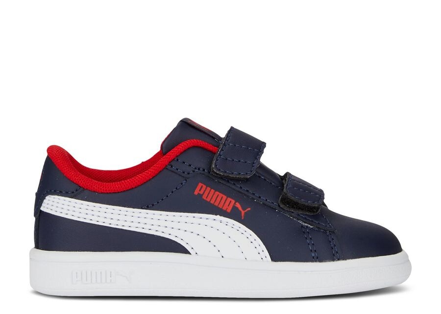 

Кроссовки Puma Smash 3.0 Leather Velcro Toddler, цвет Navy Red