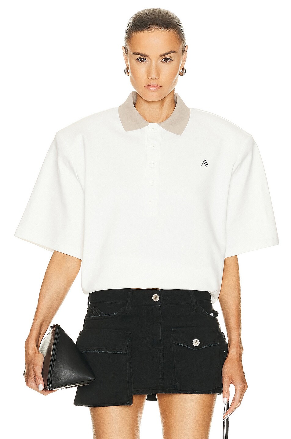 

Футболка The Attico Delice Polo, белый