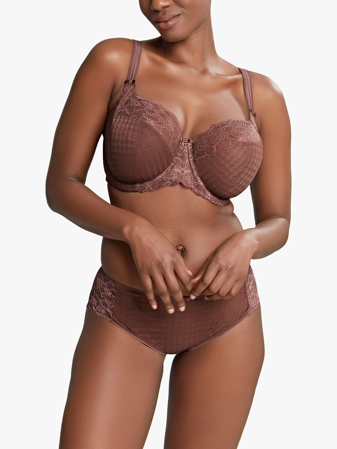 

Бюстгальтер с полной чашкой Panache Envy, каштановый