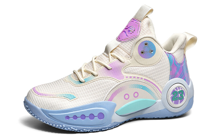 

Кроссовки CISUO sub-so Vintage Basketball Shoes Unisex High-top, белый/серый