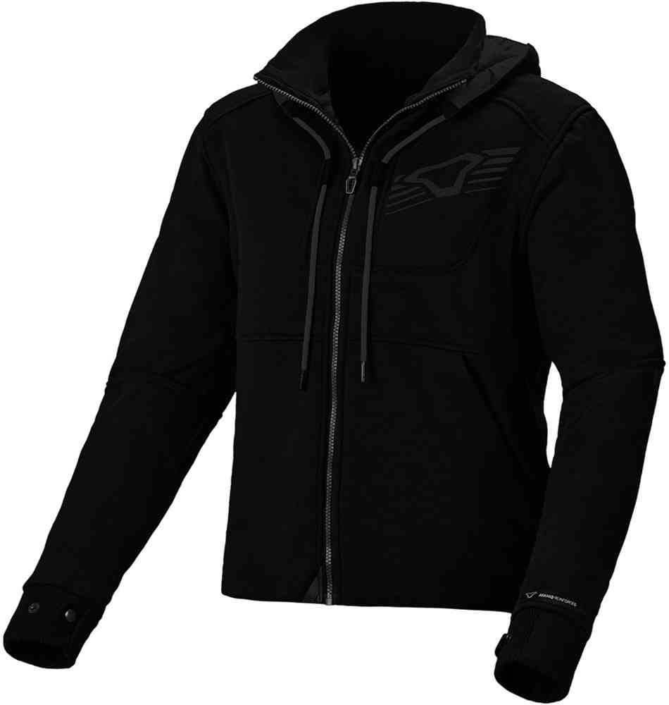 цена Женская мотоциклетная текстильная куртка District Macna, черный
