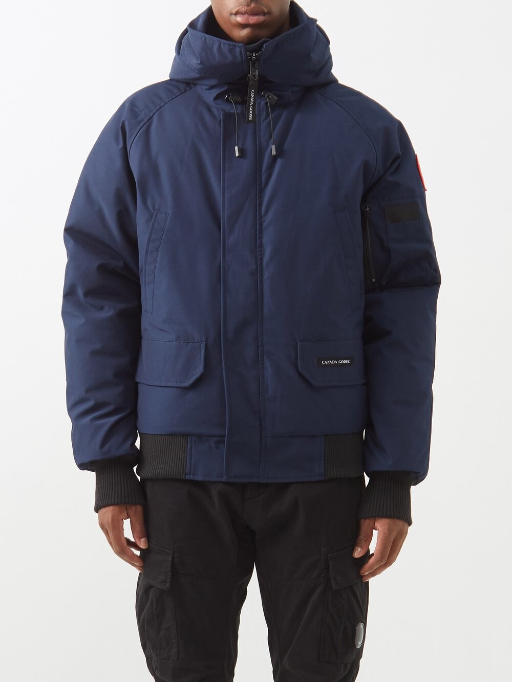 

Пуховик chilliwack с капюшоном Canada Goose, синий
