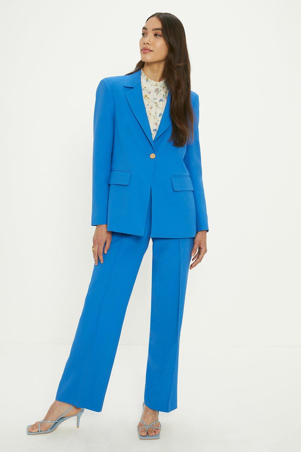 Приталенный пиджак с пуговицами Smart Tailor Oasis, синий