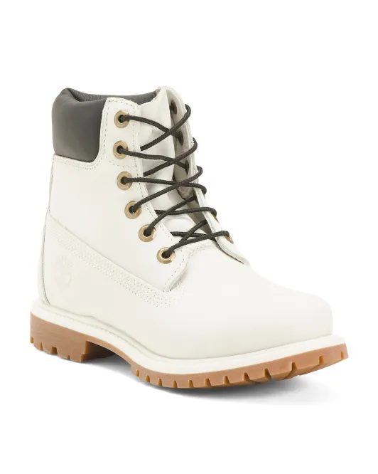 

Кожаные водонепроницаемые ботинки на шнуровке Timberland, серый