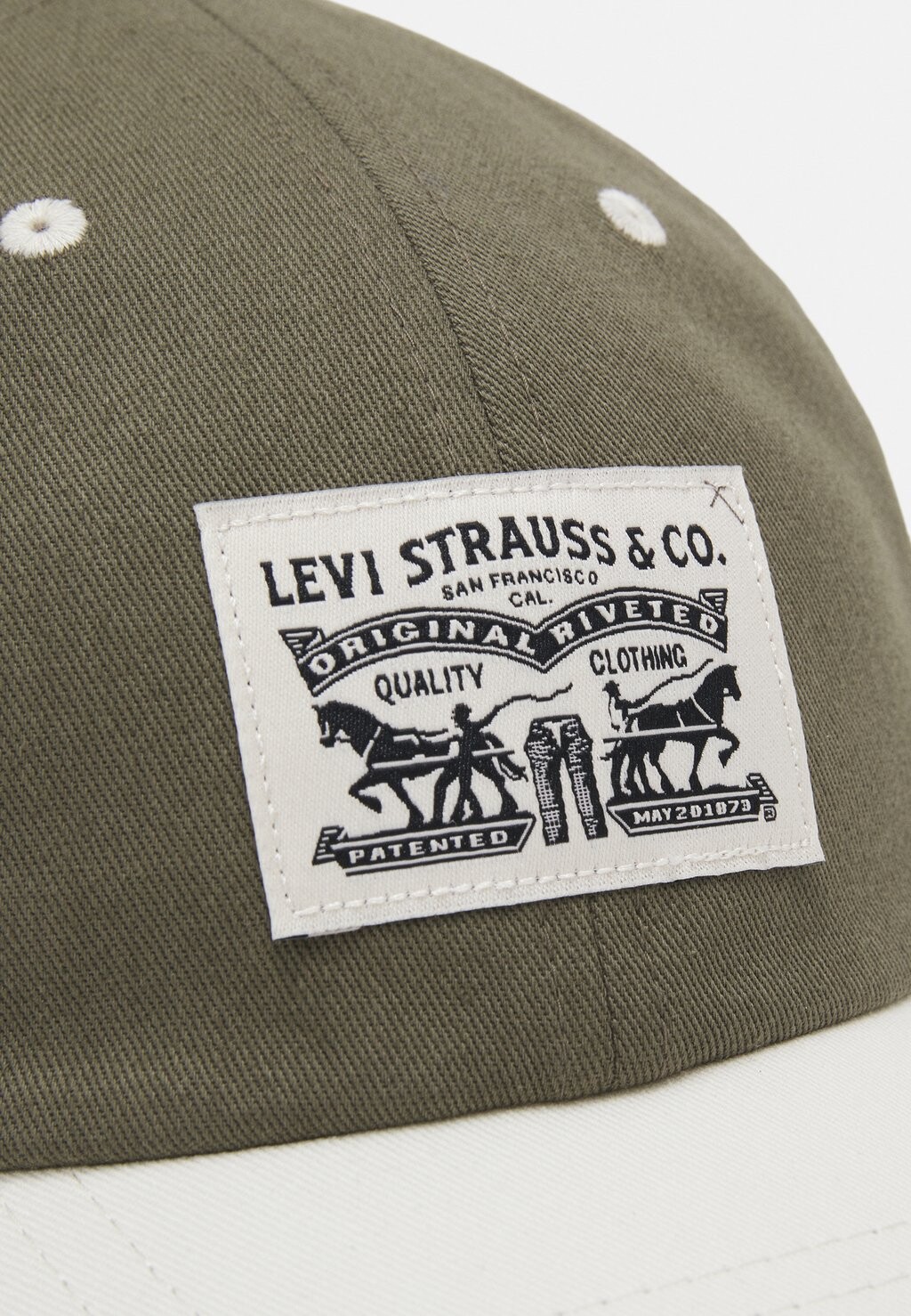 

Шапка Relaxed Dad Heritage Unisex Levi's, оливковый
