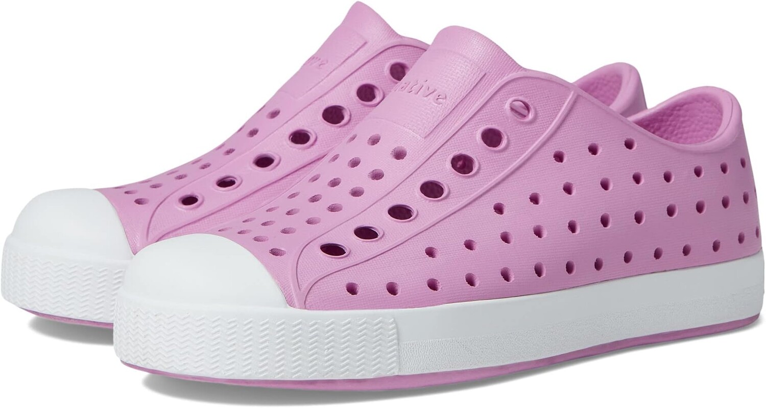 

Кроссовки Jefferson Slip-on Sneakers Native Shoes Kids, цвет Winterberry Pink/Shell White