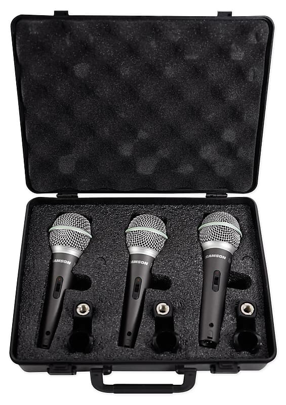

Микрофон Samson Q6 Handheld Supercardioid Dynamic Microphone (3-Pack)