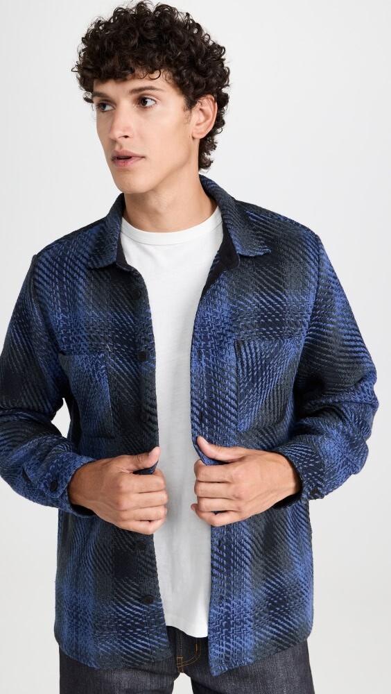 

Рубашка Wax London Whiting Overshirt, нави