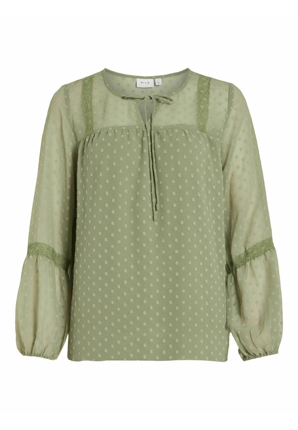 

Свитшот VILA VIEDEE LS SU, цвет oil green