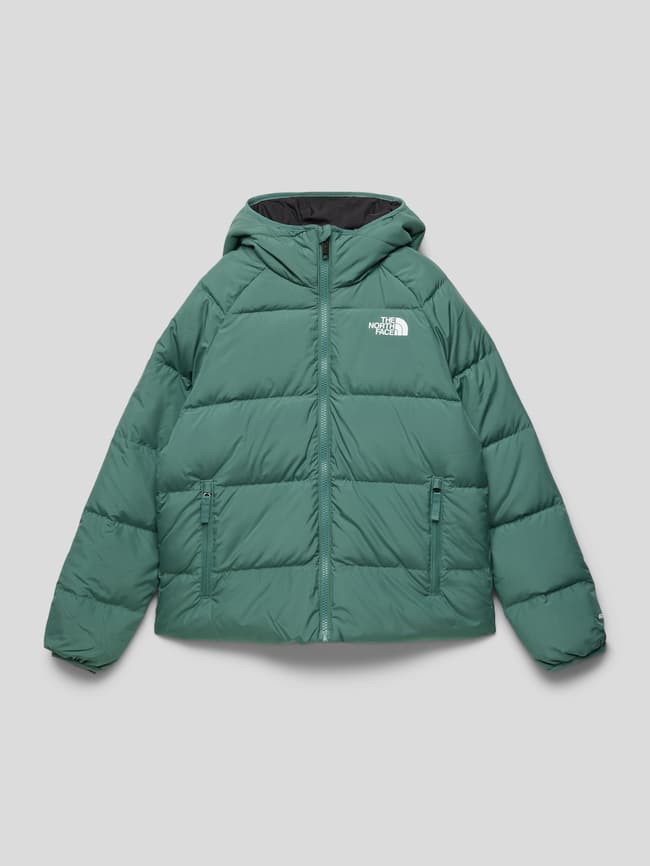 

Стеганая куртка с двусторонней функцией The North Face, зеленый