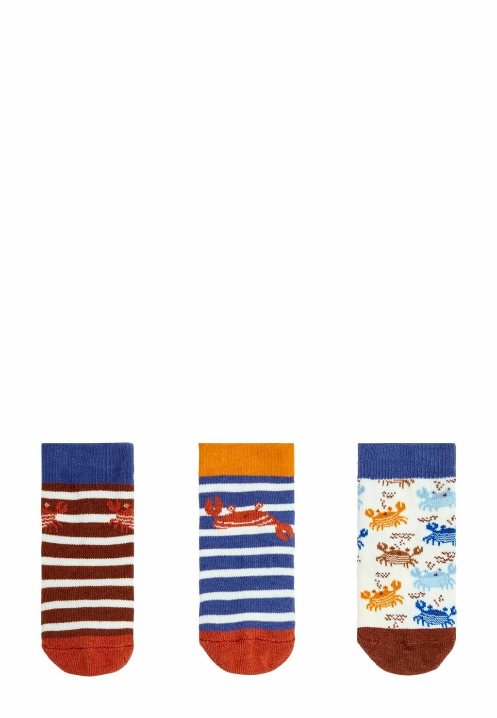 

REGULAR FIT 3-Pack Crab JoJo Maman Bébé, Носки оранжевый