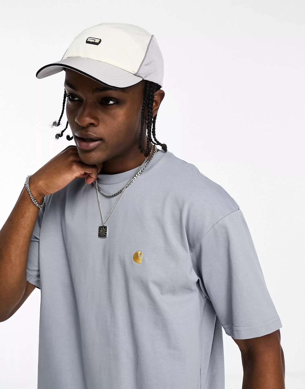 

Синяя футболка Carhartt WIP Chase, Синий
