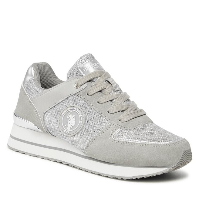 

Кроссовки U.S. Polo Assn. SHINY, серебро