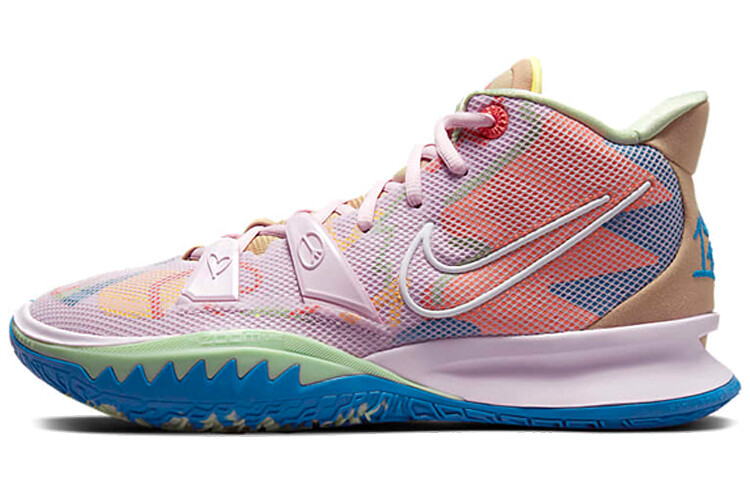 

Баскетбольные кроссовки Nike Kyrie 7 зелёно-коричневые