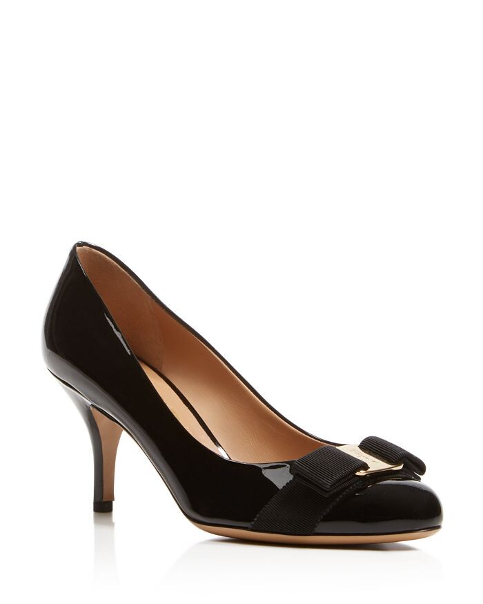 

Туфли-лодочки на каблуке Carla Bow Kitten Ferragamo