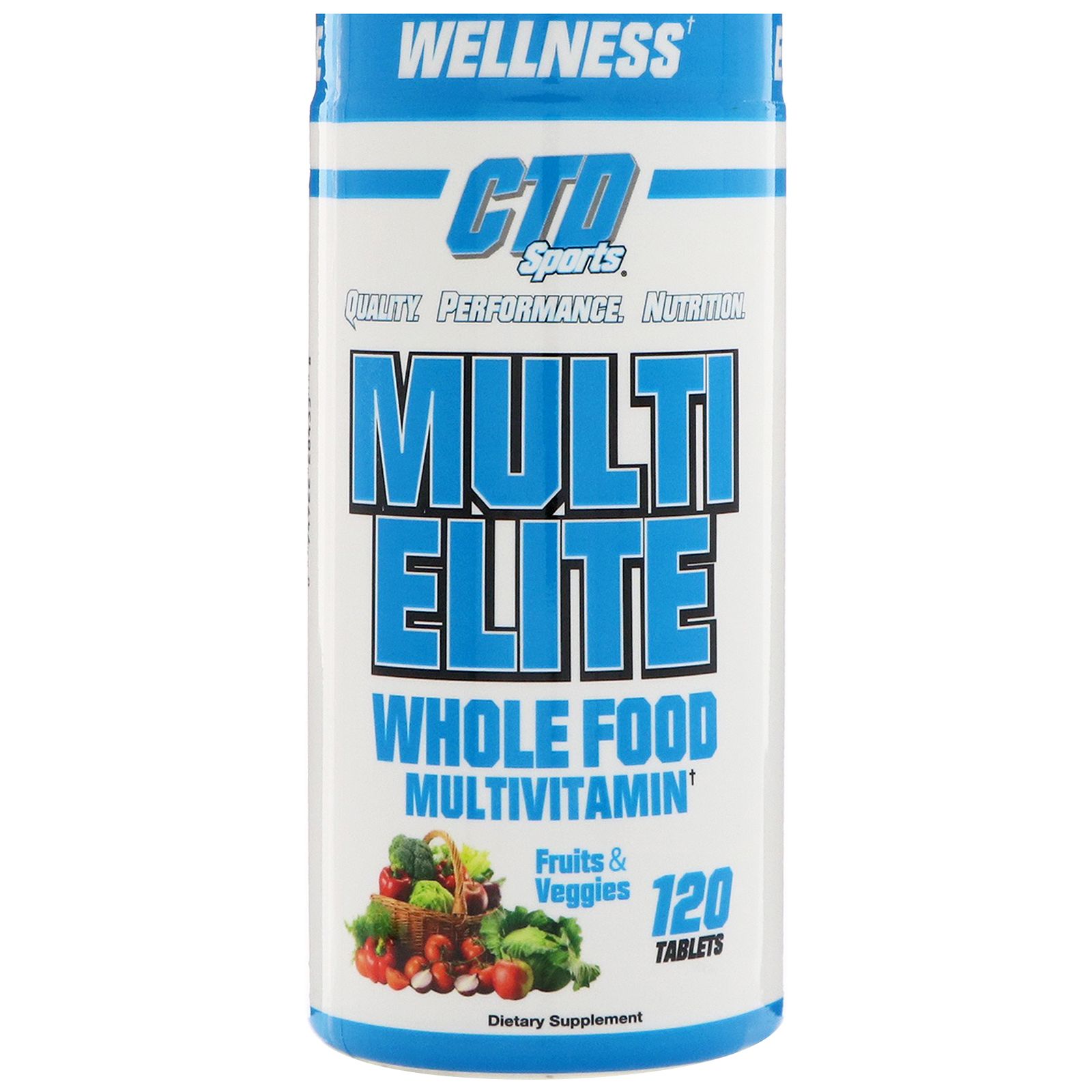 CTD Sports Мультивитамины Multi Elite 120 таблеток rsp nutrition active multi бодрящие мультивитамины 45 вегетарианских таблеток
