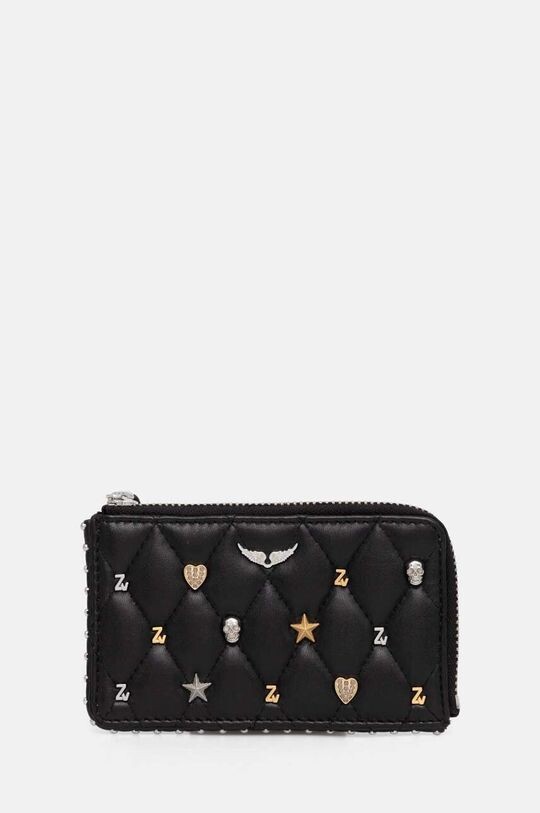 

Кожаный кошелек Zadig&Voltaire, черный