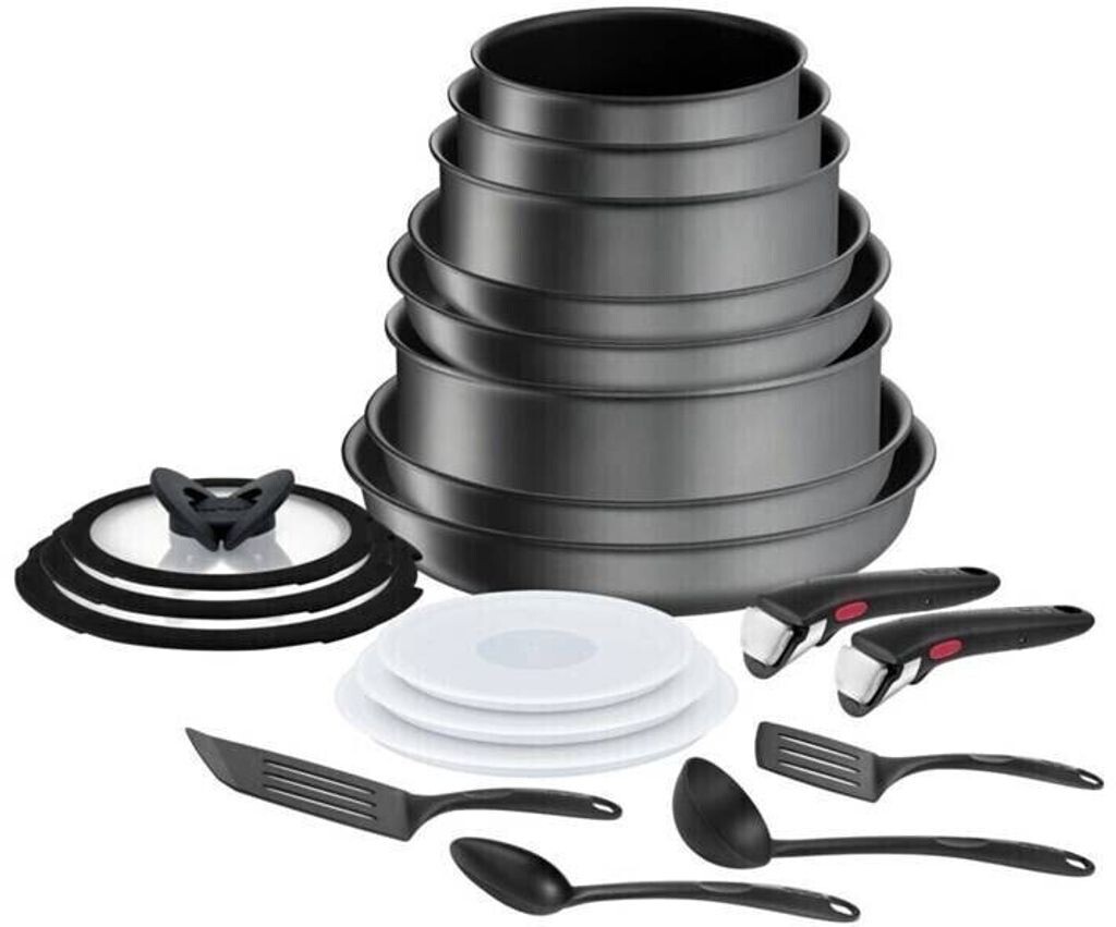 

Набор кастрюль Tefal Ingenio Daily Chef On (20 предметов) серый