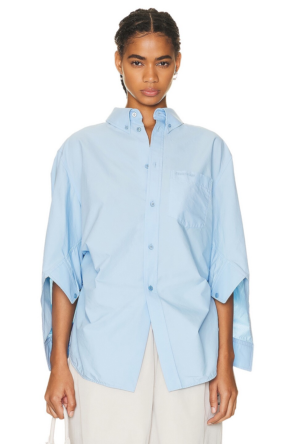 

Рубашка Balenciaga Wing, цвет Sky Blue