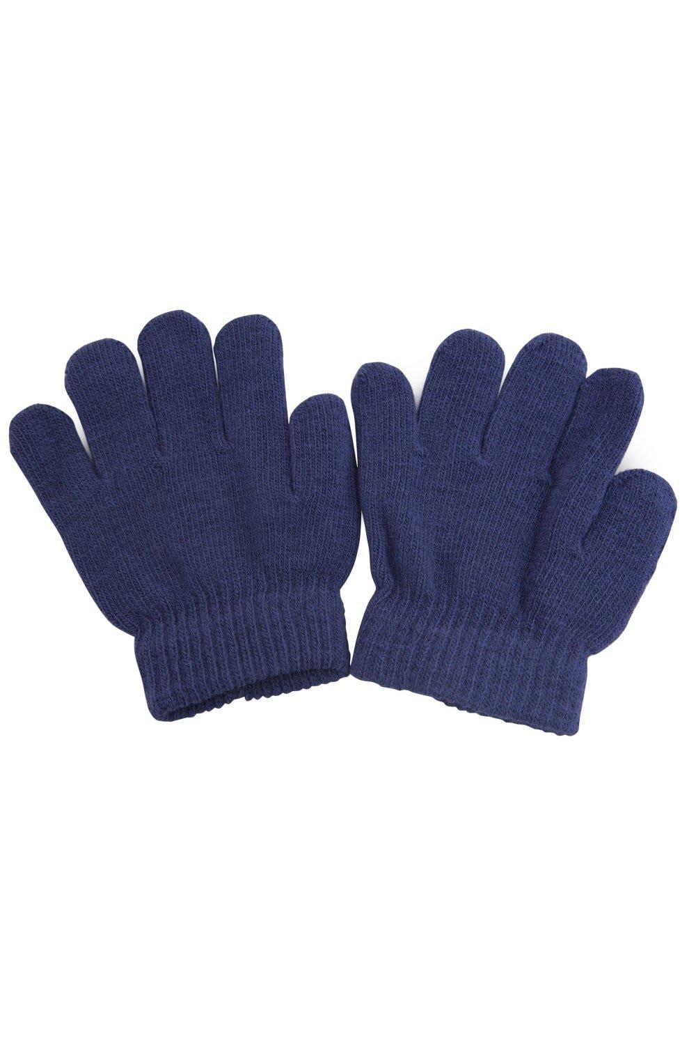 Зимние волшебные перчатки Universal Textiles, темно-синий распродажа термовязаные зимние перчатки universal textiles серый