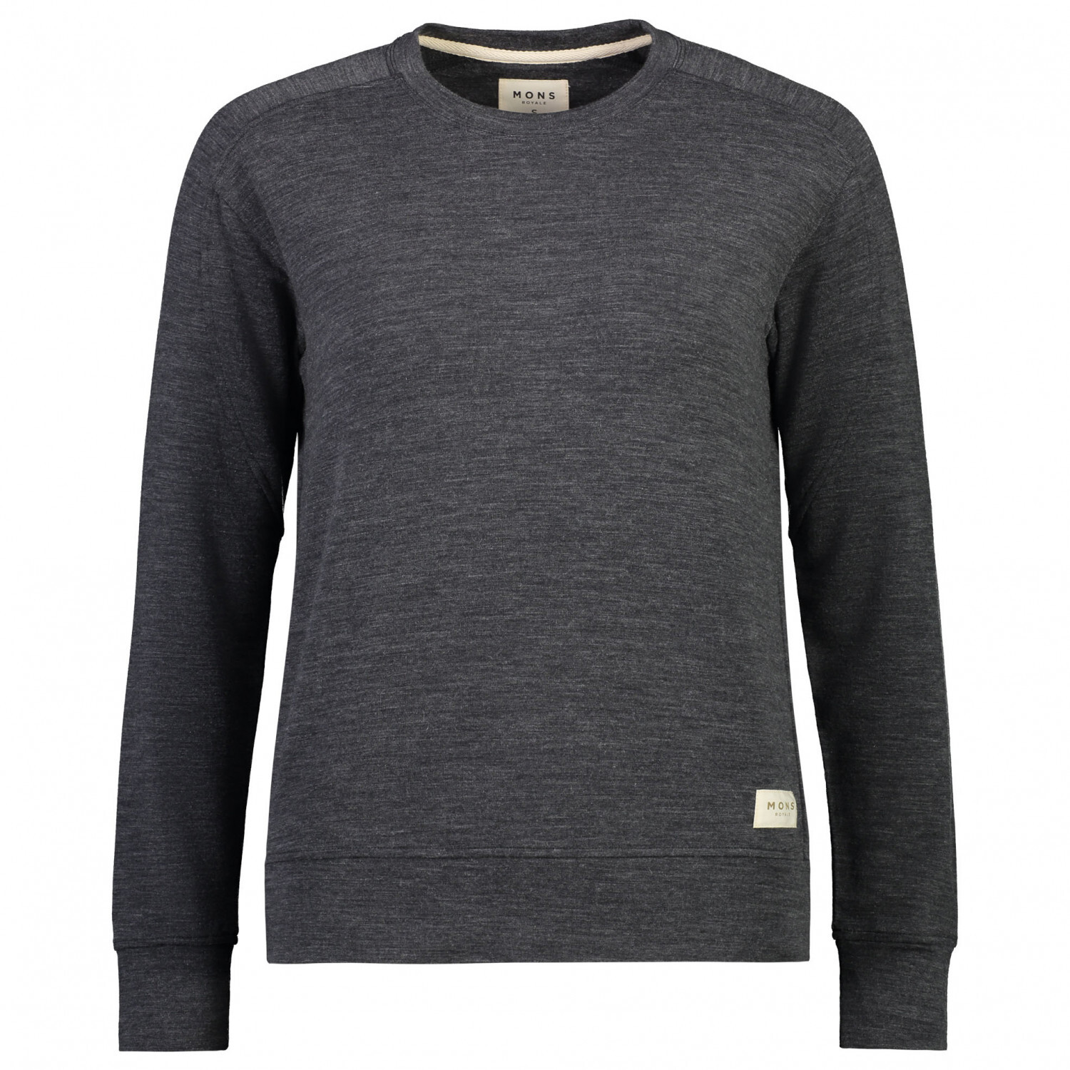 

Свитер из мериноса Mons Royale Women's Covert Lite Crew, цвет Smoke