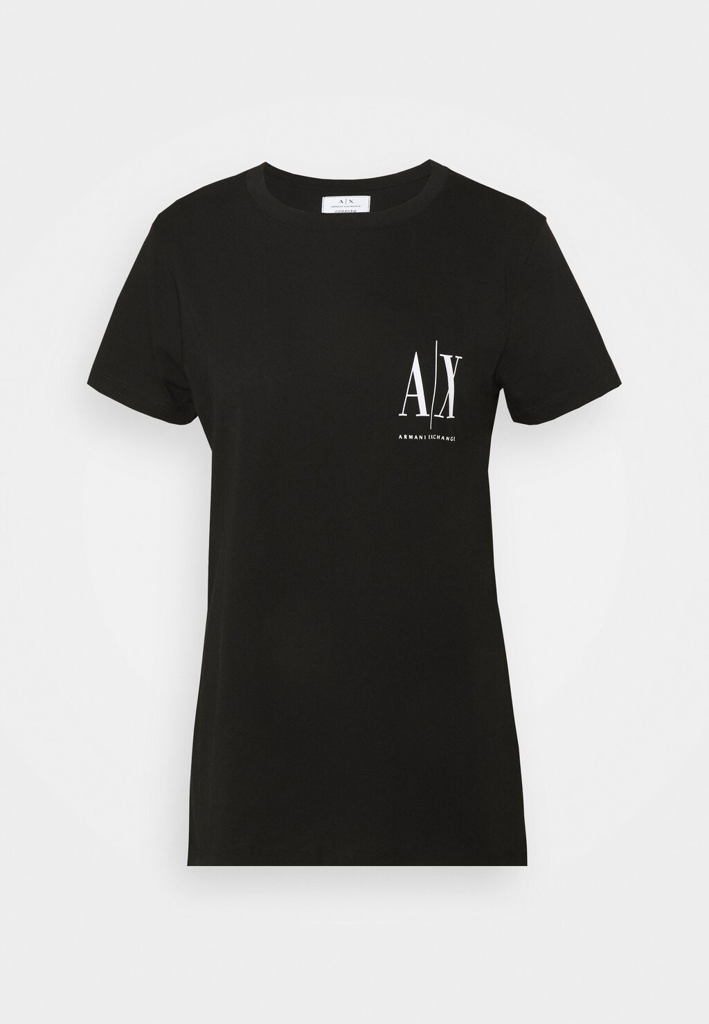 

Футболка с принтом Armani Exchange, черный