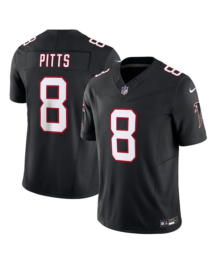 

Мужская футболка Kyle Pitts Black Atlanta Falcons Alternate Vapor FUSE Limited Nike, черный