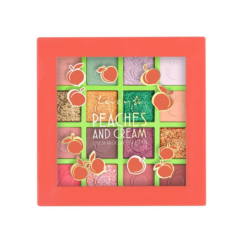 

Палетка из 16 теней для век Lovely Peaches And Cream, 13 гр