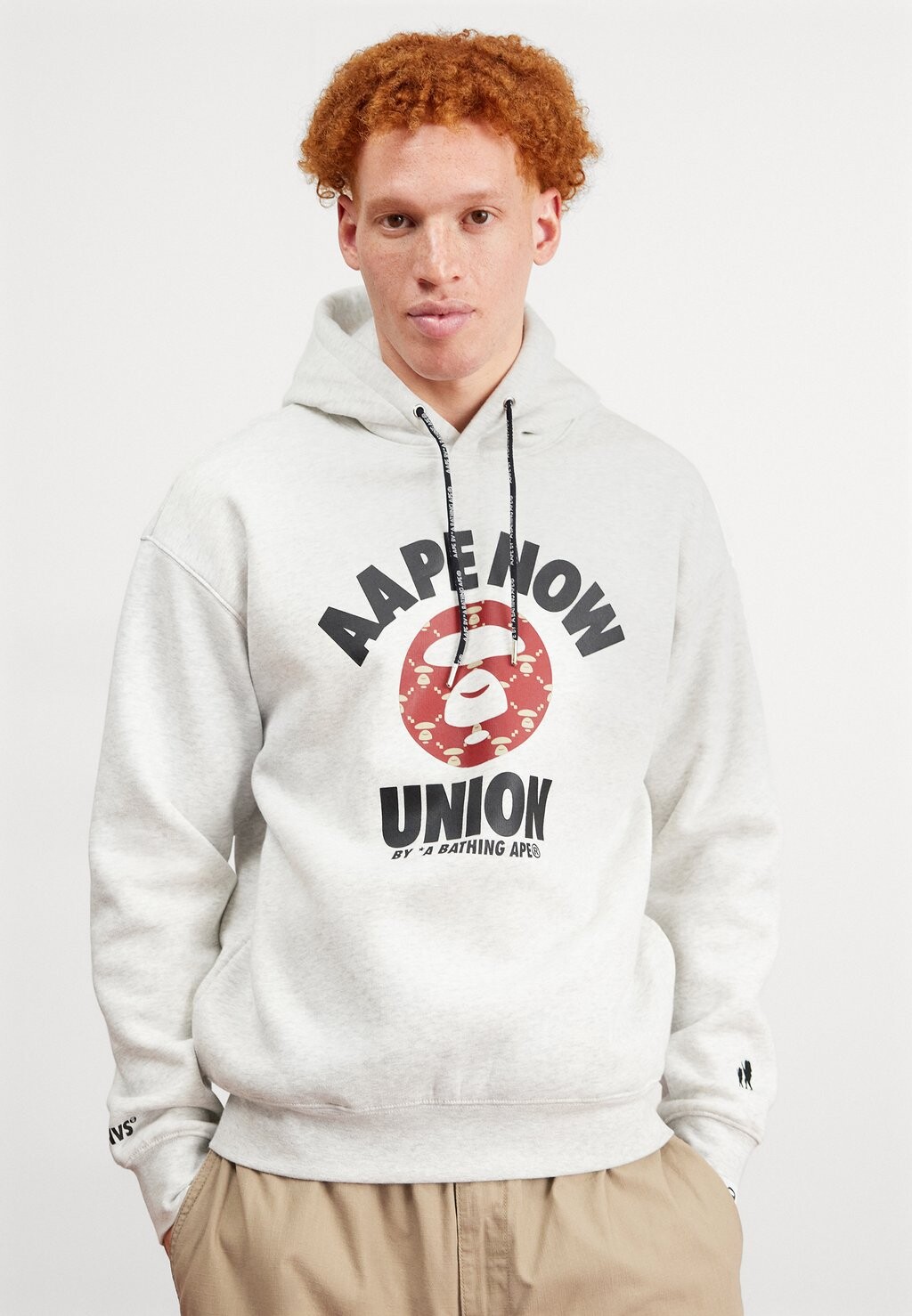 

Толстовка Hong Kong Limited AAPE By A Bathing Ape, цвет heather white