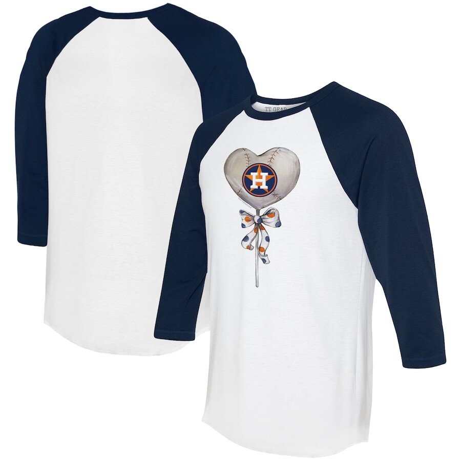 

Футболка с длинным рукавом Tiny Turnip Houston Astros, белый