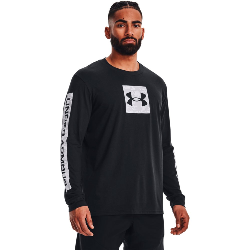 

Футболка с длинным рукавом Under Armour Camo Boxed Sportstyle, черный