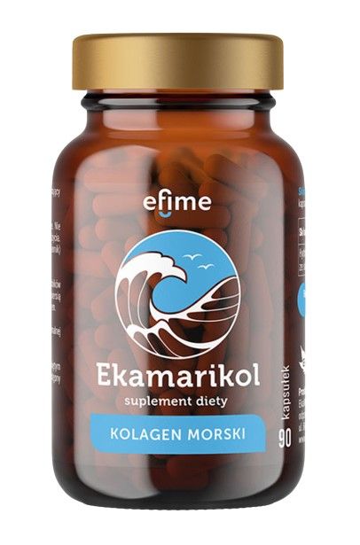 Коллаген, поддерживающий состояние кожи Efime Ekarmikol Kolagen Morski Kapsułki , 90 шт напиток лора коллагеновый 18 г 10 шт