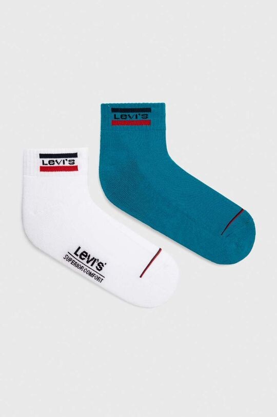 

Носки , 2 пары. Levi's, бирюзовый
