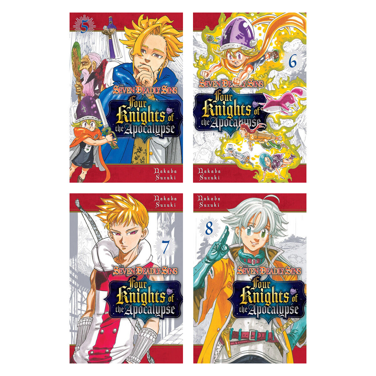 

Манга The Seven Deadly Sins Four Knights of the Apocalypse Manga (5-9) Bundle