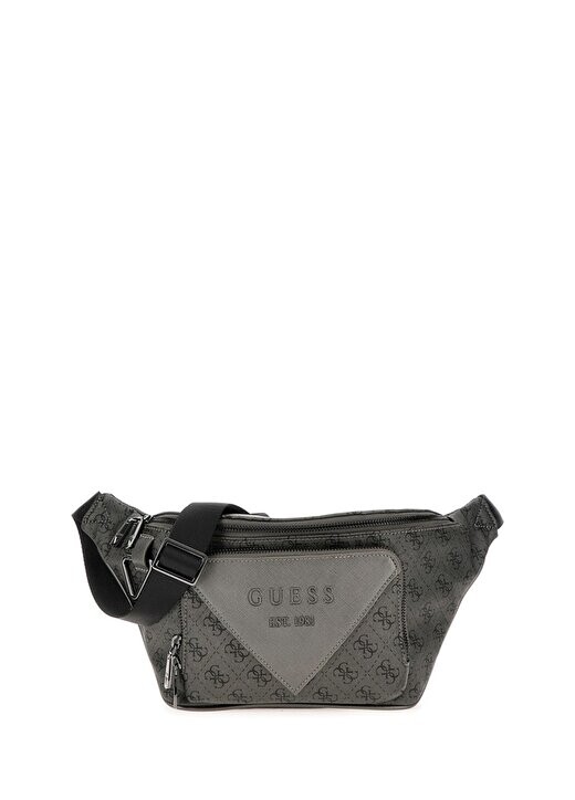 

Серая мужская поясная сумка 9X17x38 см MILANO COMPACT BACKP W FRT PCKET Guess, серый