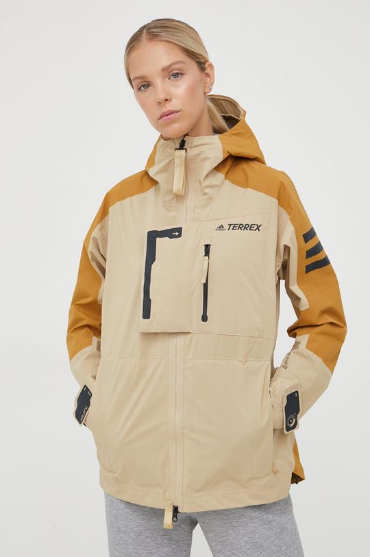 Уличная куртка Xploric adidas, бежевый