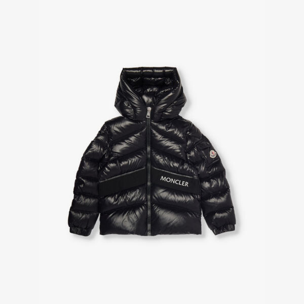 

Стеганая куртка-пуховик Groseiller 8-14 лет Moncler, черный