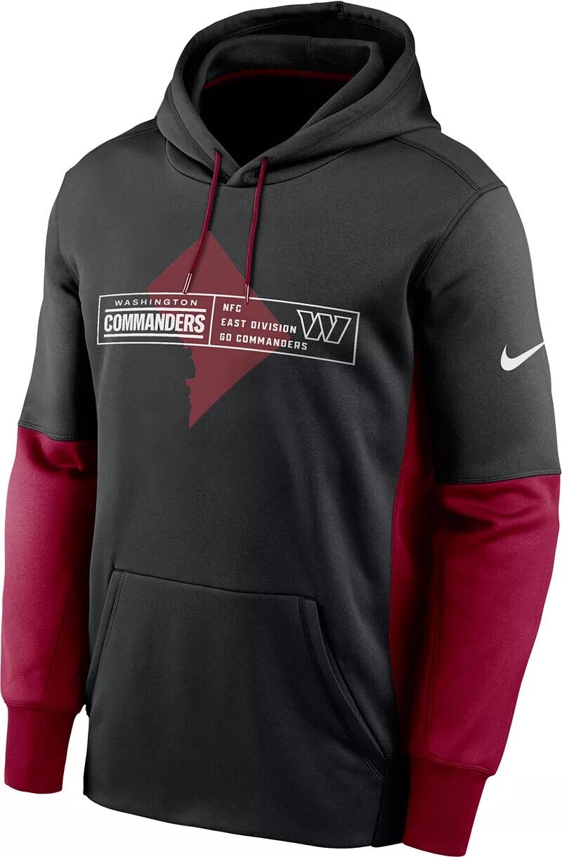 

Мужская черная толстовка с капюшоном Nike Washington Commanders Overlap