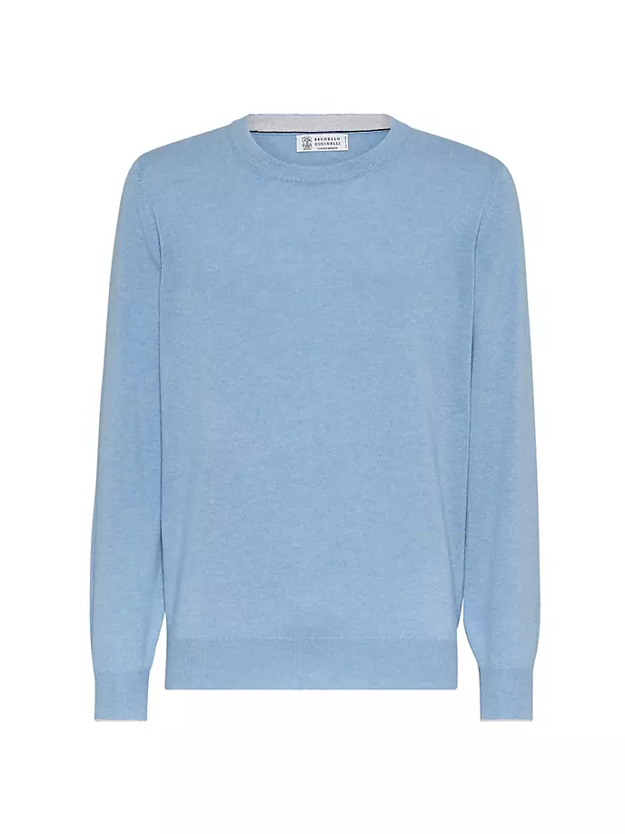 

Кашемировый свитер Brunello Cucinelli, цвет sky blue